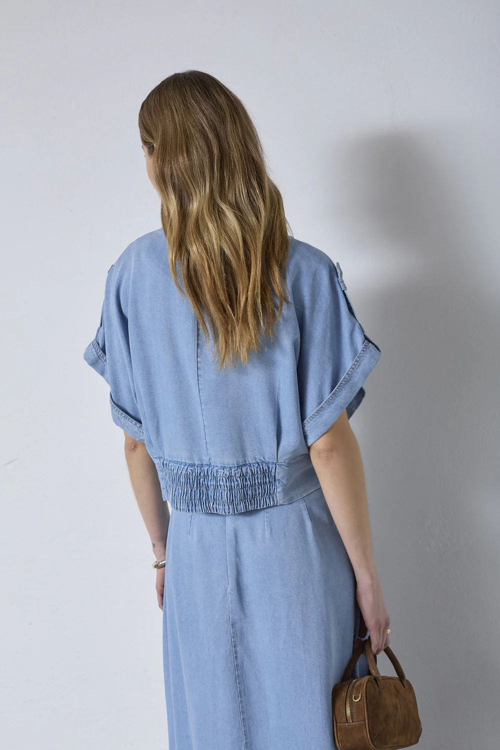 Tillycc Vest | Fade Denim | Vest fra Co'Couture - Image 6