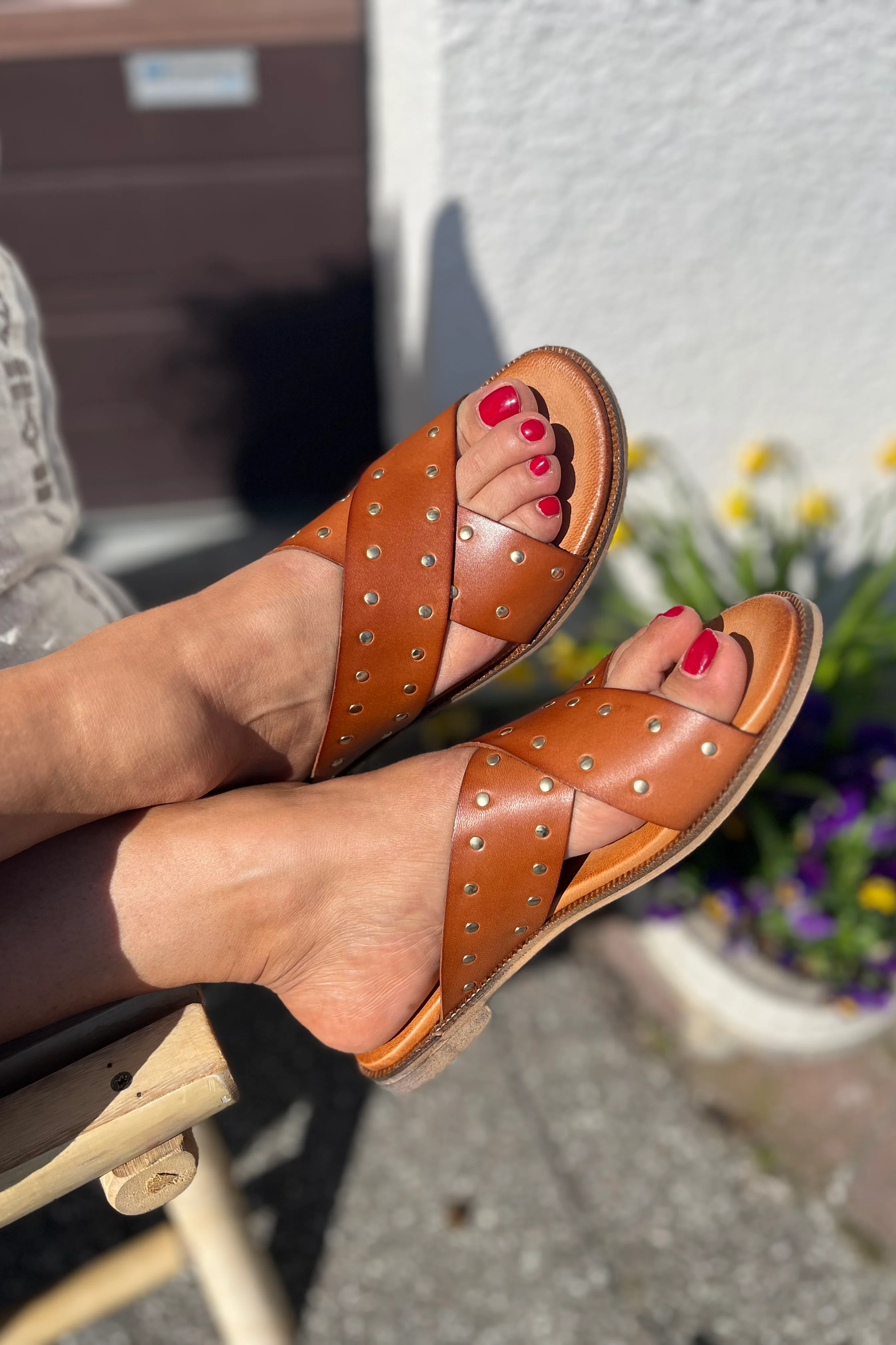 Tine stud | Cuero | Sandal fra Tim & Simonsen - Image 4
