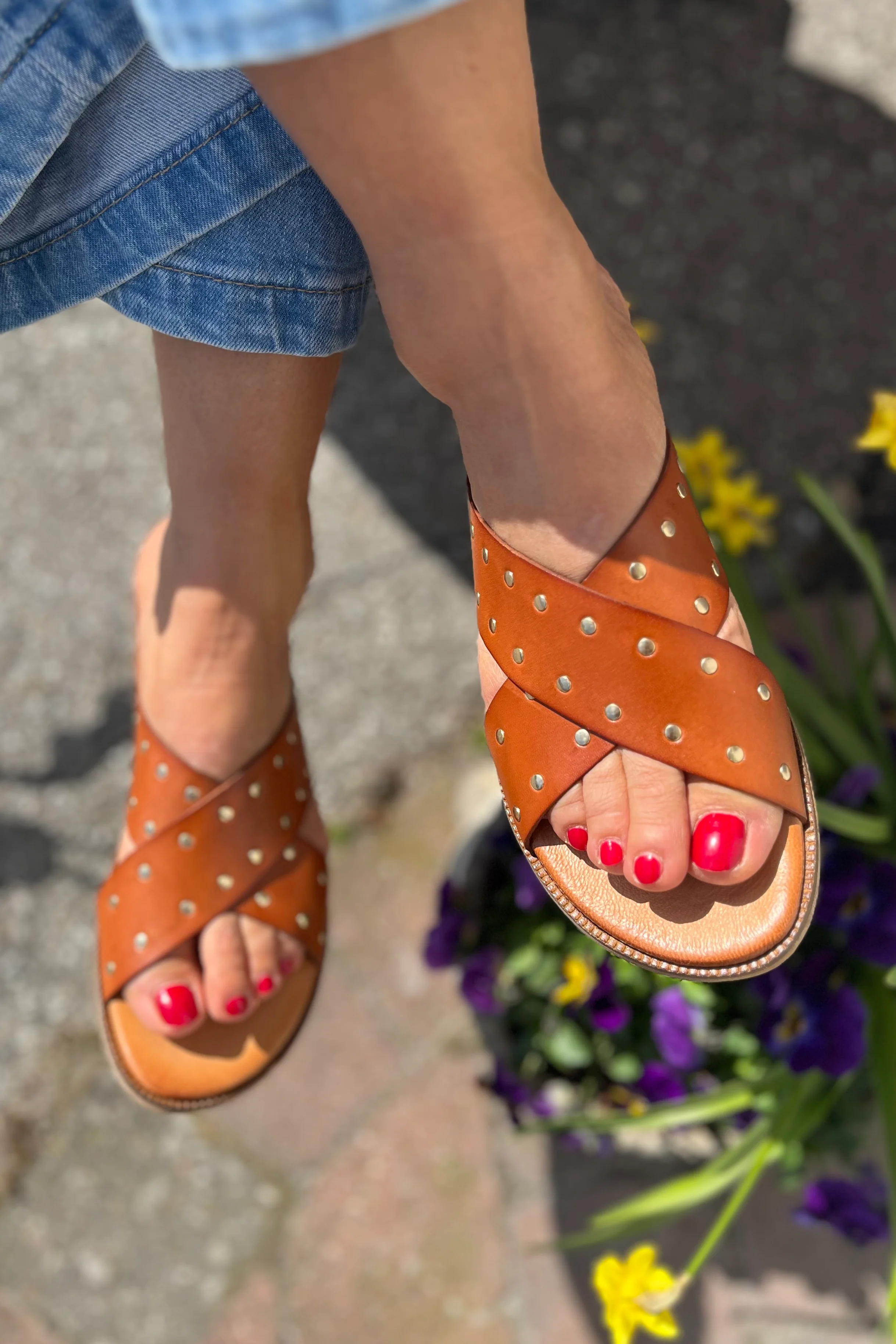 Tine stud | Cuero | Sandal fra Tim & Simonsen - Image 5
