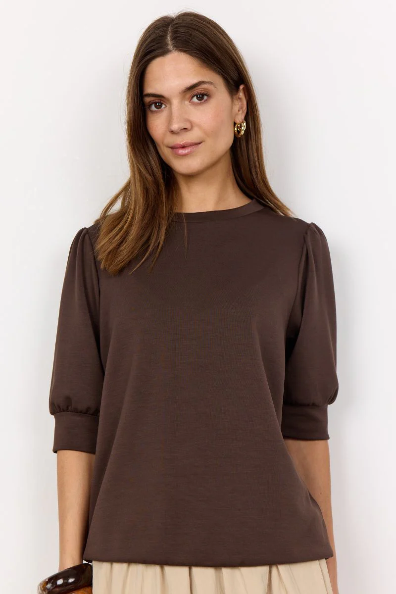 Tini Short Sleeve | Brun | Bluse fra Statebird - Image 2
