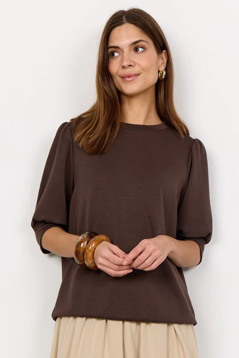 Tini Short Sleeve | Brun | Bluse fra Statebird - Image 5