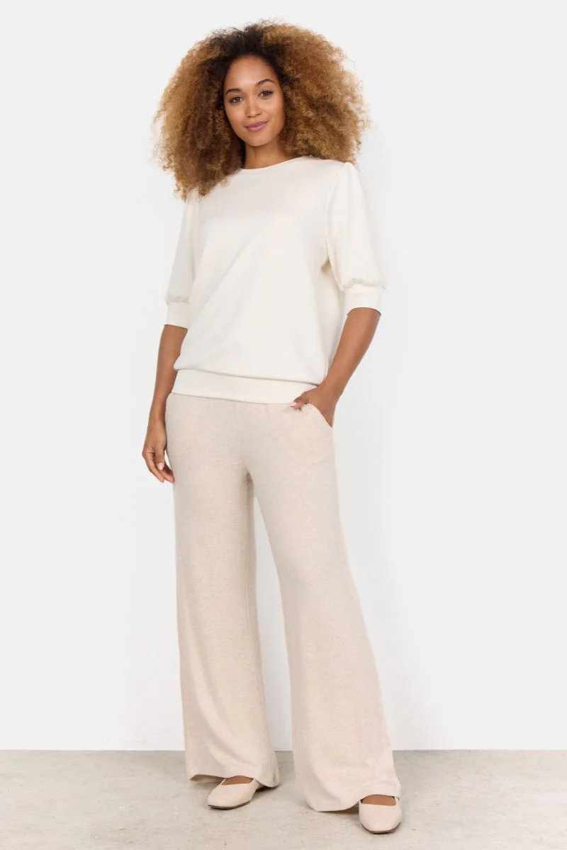 Tini Short Sleeve | Creme | Bluse fra Statebird - Image 10