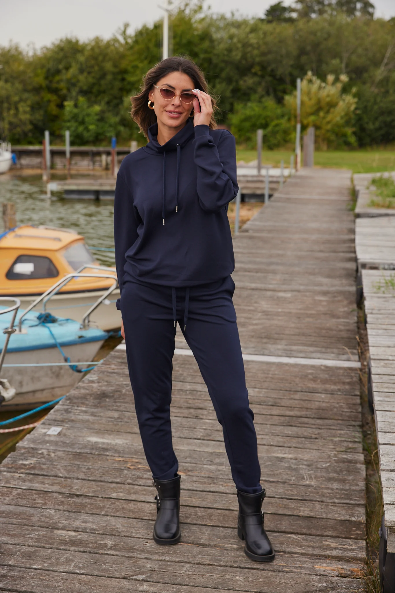 Tini Sweatpants | Blå | Bukser fra Statebird - Image 2
