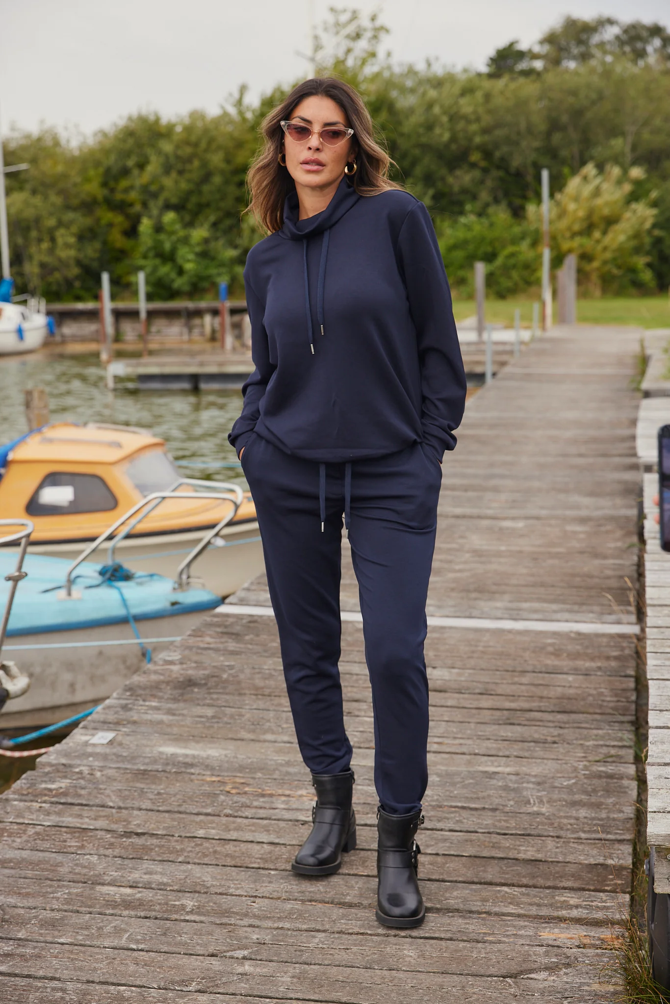 Tini Sweatpants | Blå | Bukser fra Statebird - Image 4