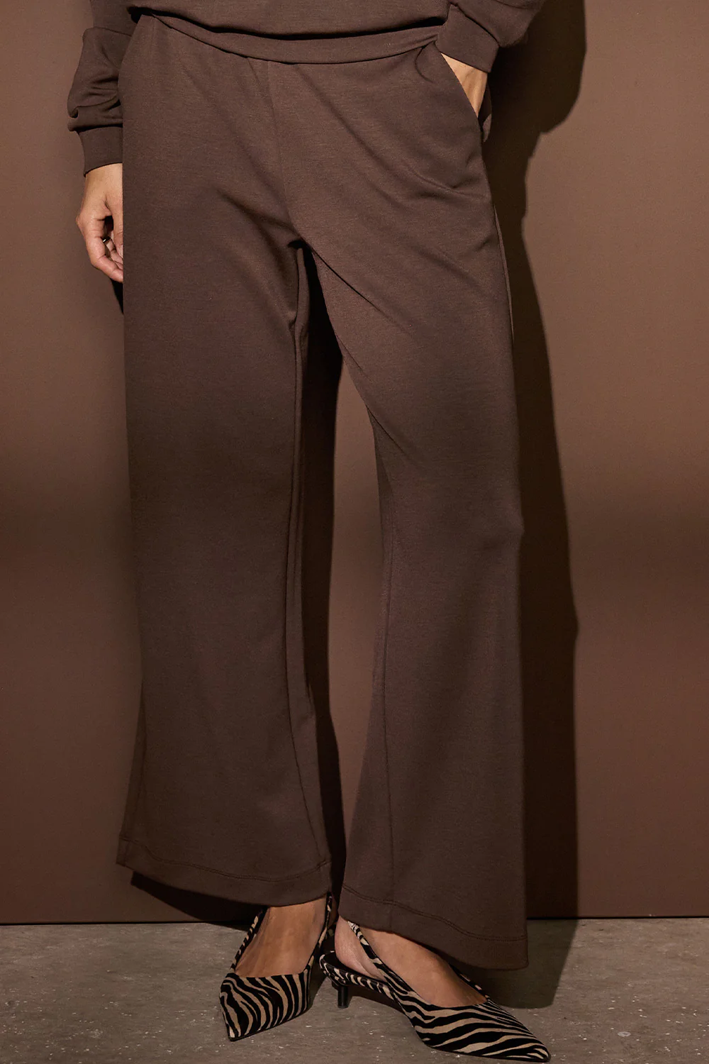 Tini Wide Pants | Brun | Bukser fra Statebird - Image 3