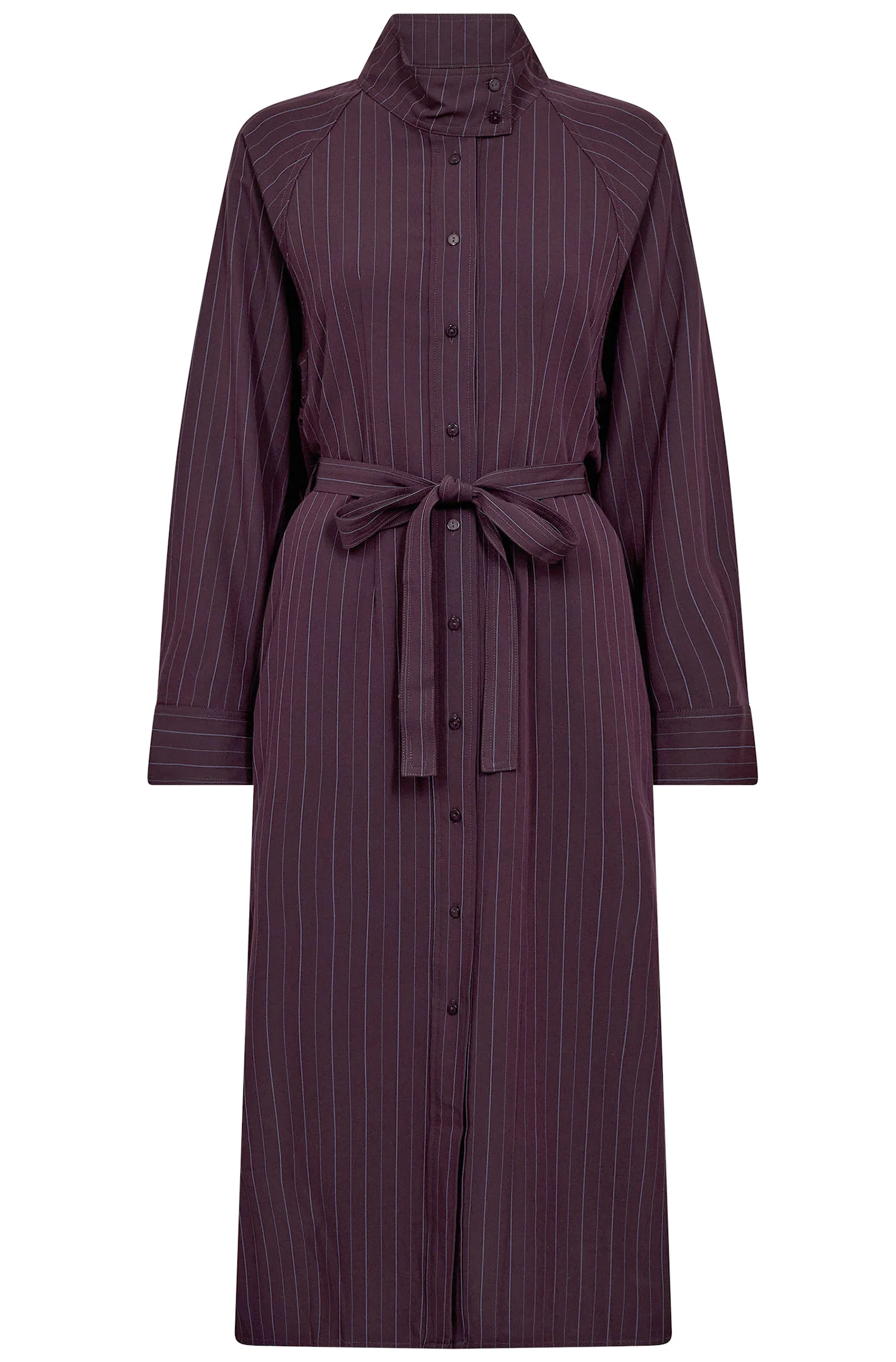 Trinny Stripe Batwing Dress 46011 | Plum | Kjole fra Co'couture - Image 2