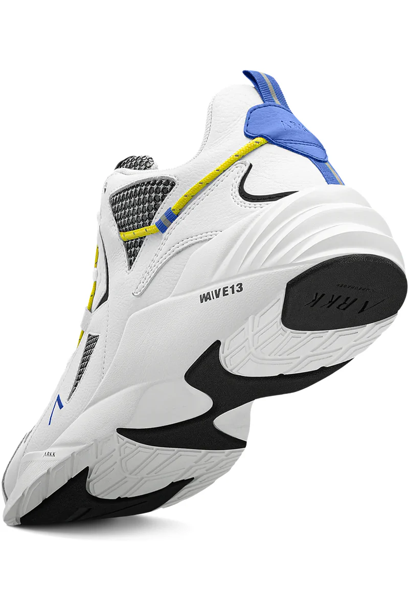 Tuzon Leather | White Amparo Blue | Sneakers fra Arkk - Image 3