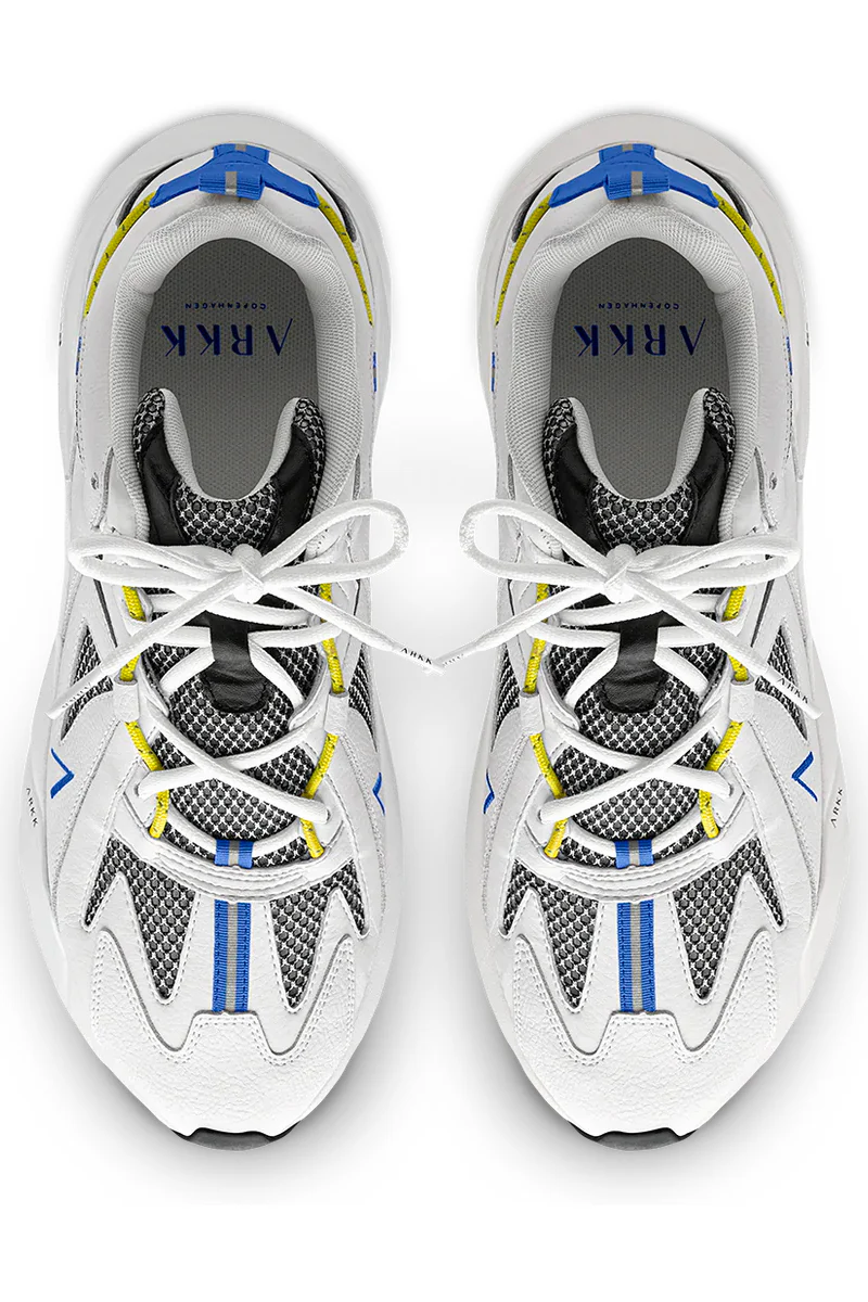 Tuzon Leather | White Amparo Blue | Sneakers fra Arkk - Image 4