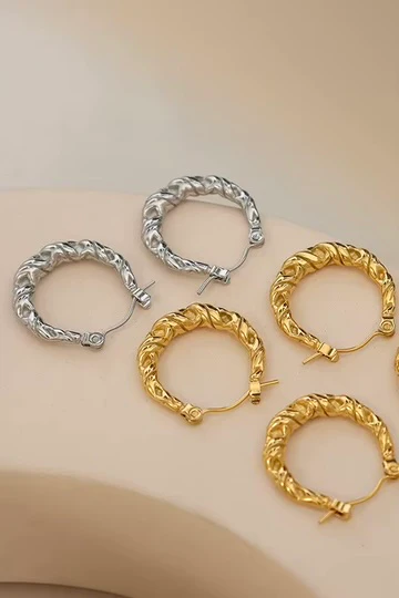 Twist Rope Earrings | Ørering fra Birdsong - Image 7