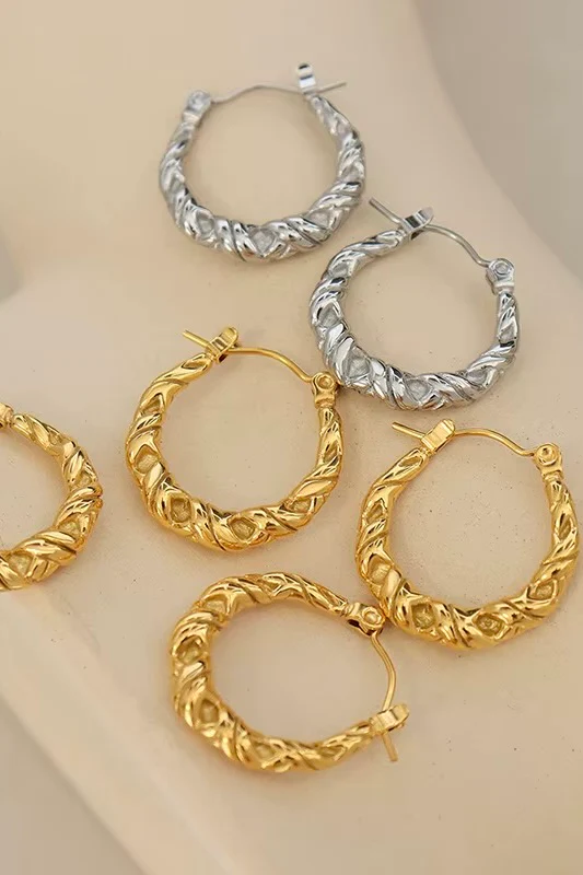 Twist Rope Earrings | Ørering fra Birdsong