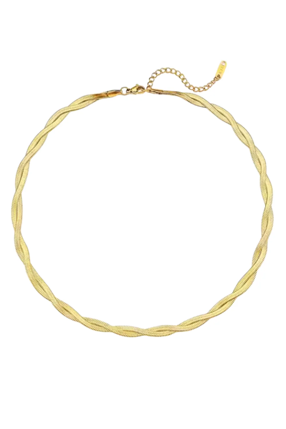 Twisted Double Snake Chain Necklace | Halskæde fra Birdsong - Image 6