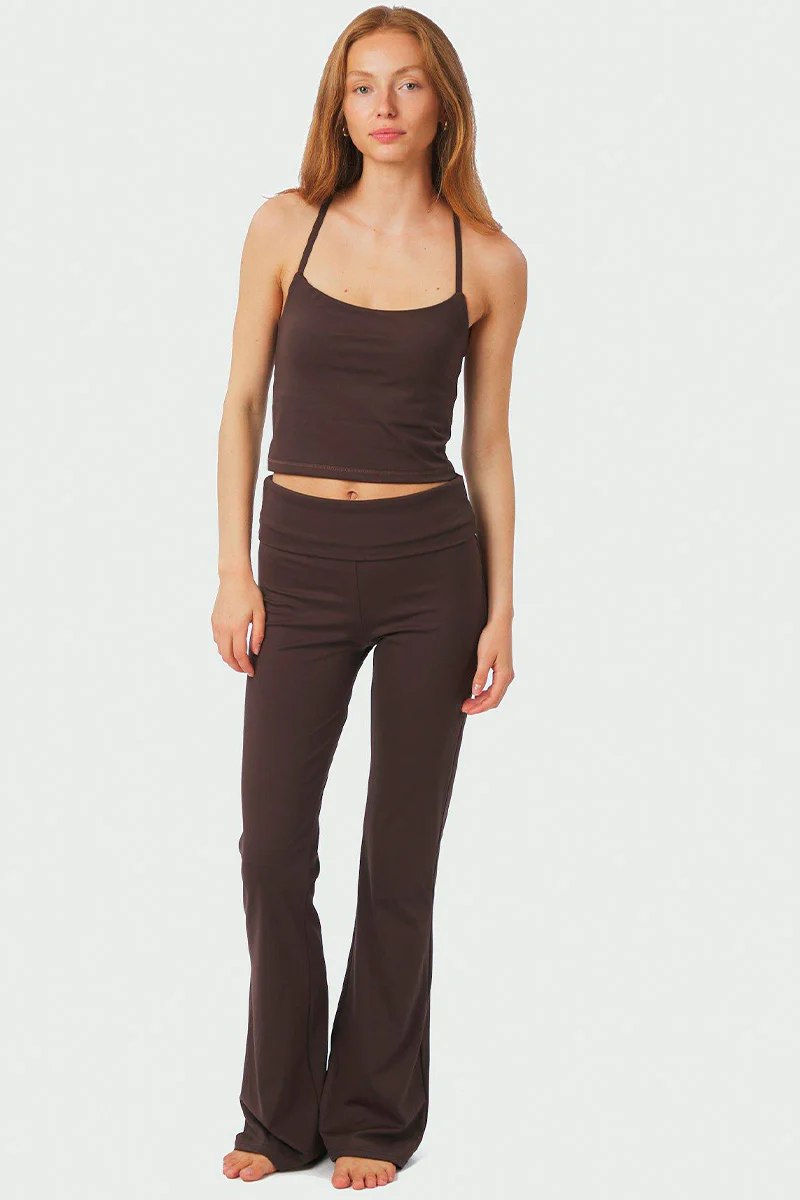 Ulianna Leggings Pants | Chocolate Brown | Athleisure fra Neo Noir - Image 7