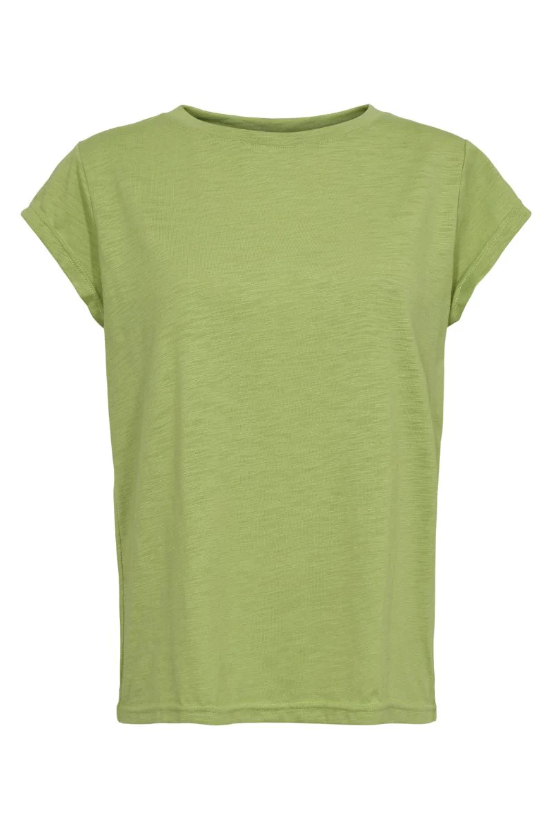 Ulla Tshirt | Lime | T-shirt fra Liberté