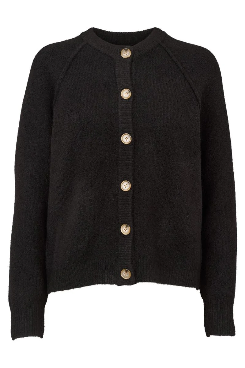 Uma Knit Cardigan | Black | Cardigan fra Prepair - Image 2