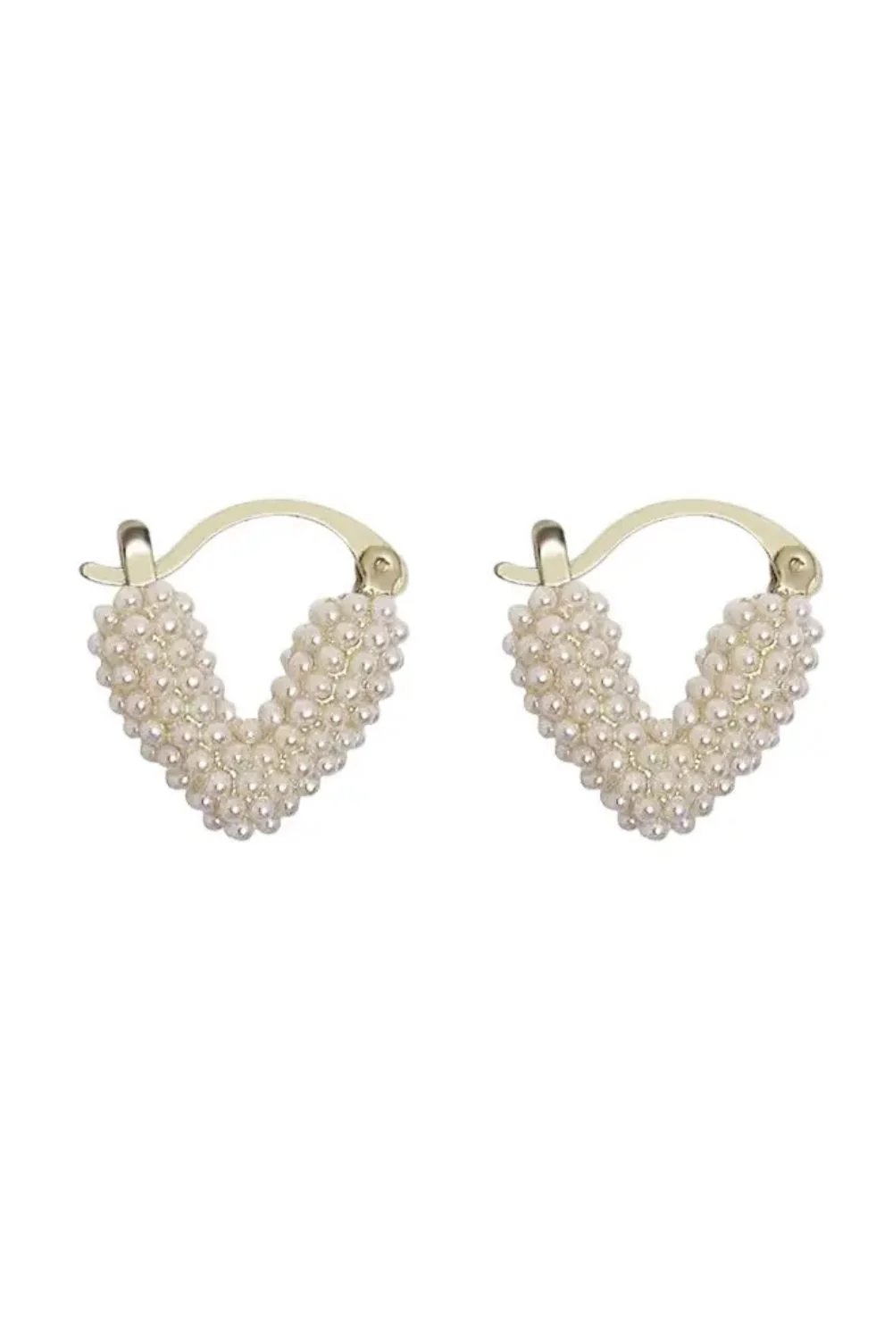 V Pearl Earrings | Øreringe fra Birdsong - Image 3