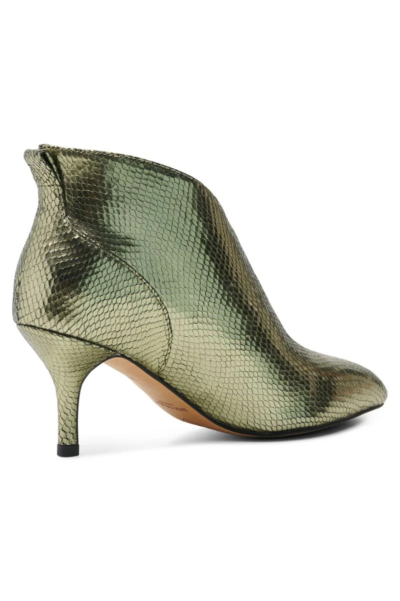 Valentine Low Cut Snake | Silver Olive | Støvler fra Shoe the Bear - Image 4