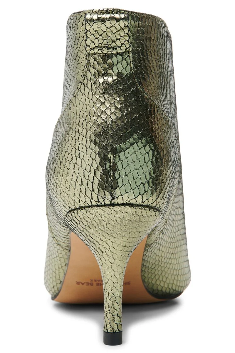 Valentine Low Cut Snake | Silver Olive | Støvler fra Shoe the Bear - Image 6