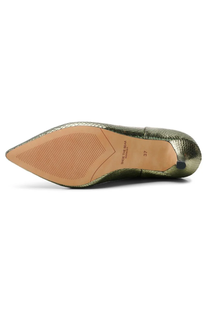 Valentine Low Cut Snake | Silver Olive | Støvler fra Shoe the Bear - Image 7