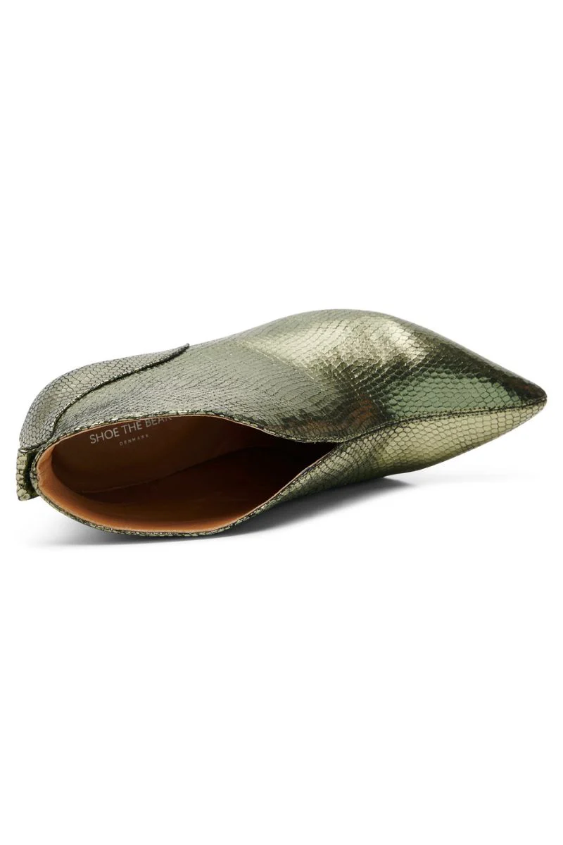 Valentine Low Cut Snake | Silver Olive | Støvler fra Shoe the Bear - Image 8