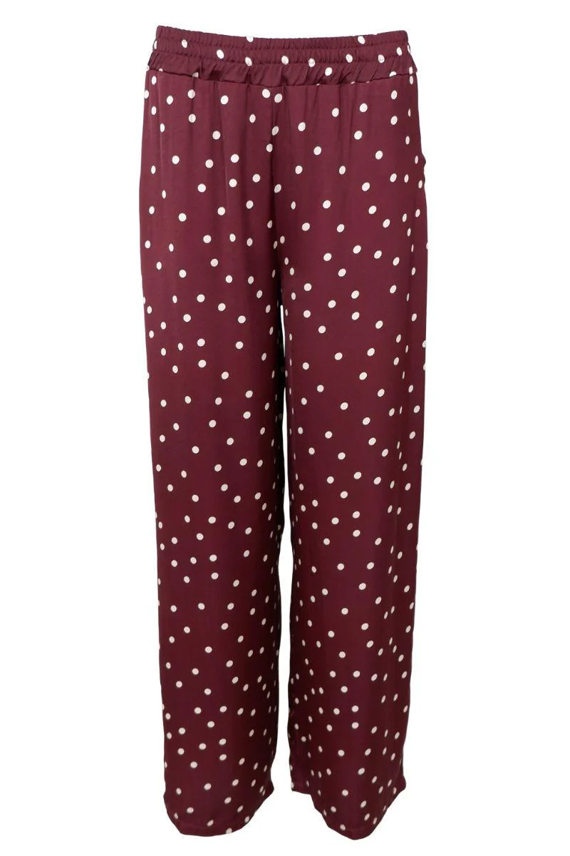 Valery Pant | Plum | Bukser fra Black Colour - Image 2