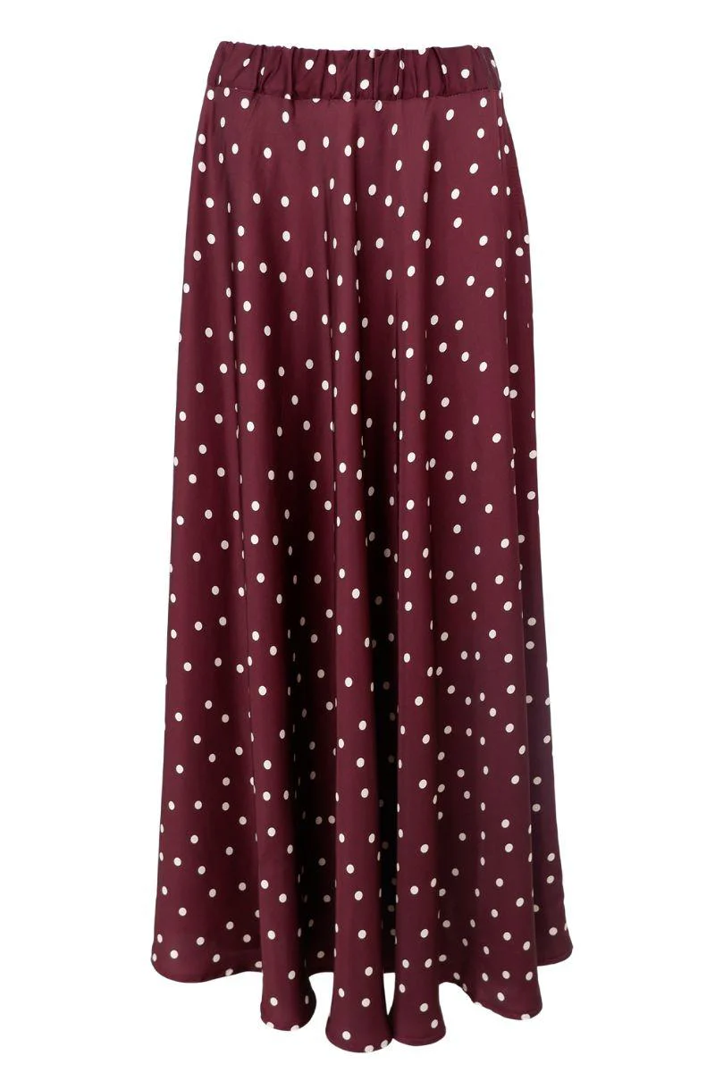 Valery Skirt | Plum | Nederdel fra Black Colour - Image 2