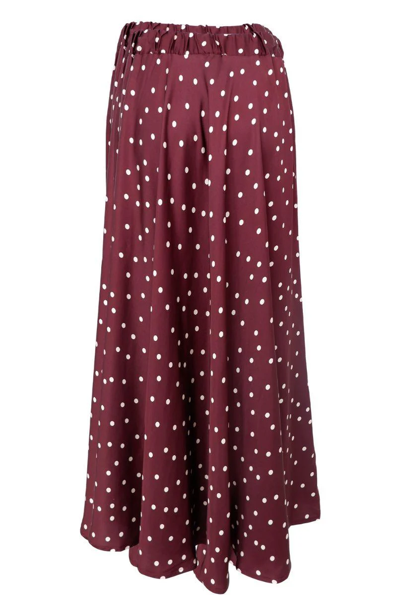 Valery Skirt | Plum | Nederdel fra Black Colour - Image 4