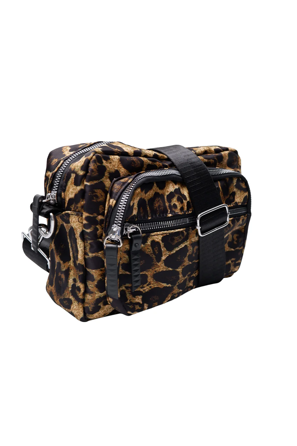Vanda Leo Crossover Bag | Khaki Leo | Taske fra Black Colour - Image 4