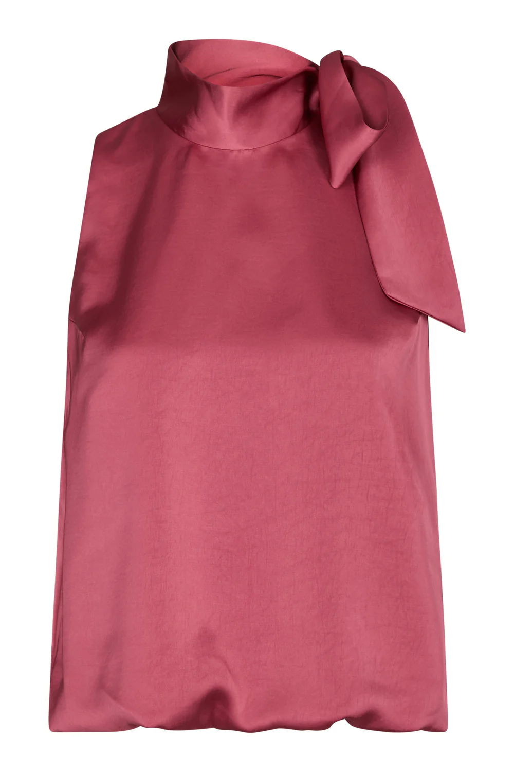 Veda Heavy Sateen Top | Cherry Pink | Top fra Neo Noir - Image 2