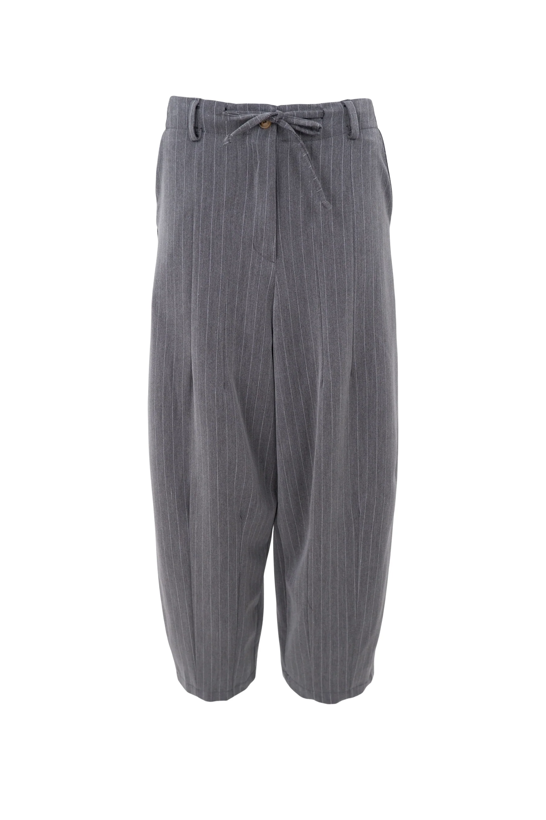 Verona Barrel Baggy Pant | Grey | Bukser fra Black Colour - Image 2