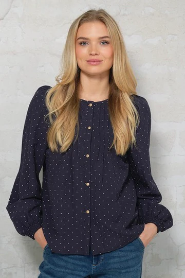 Victoria Blouse 2925 | Blue | Bluse fra Prepair - Image 3