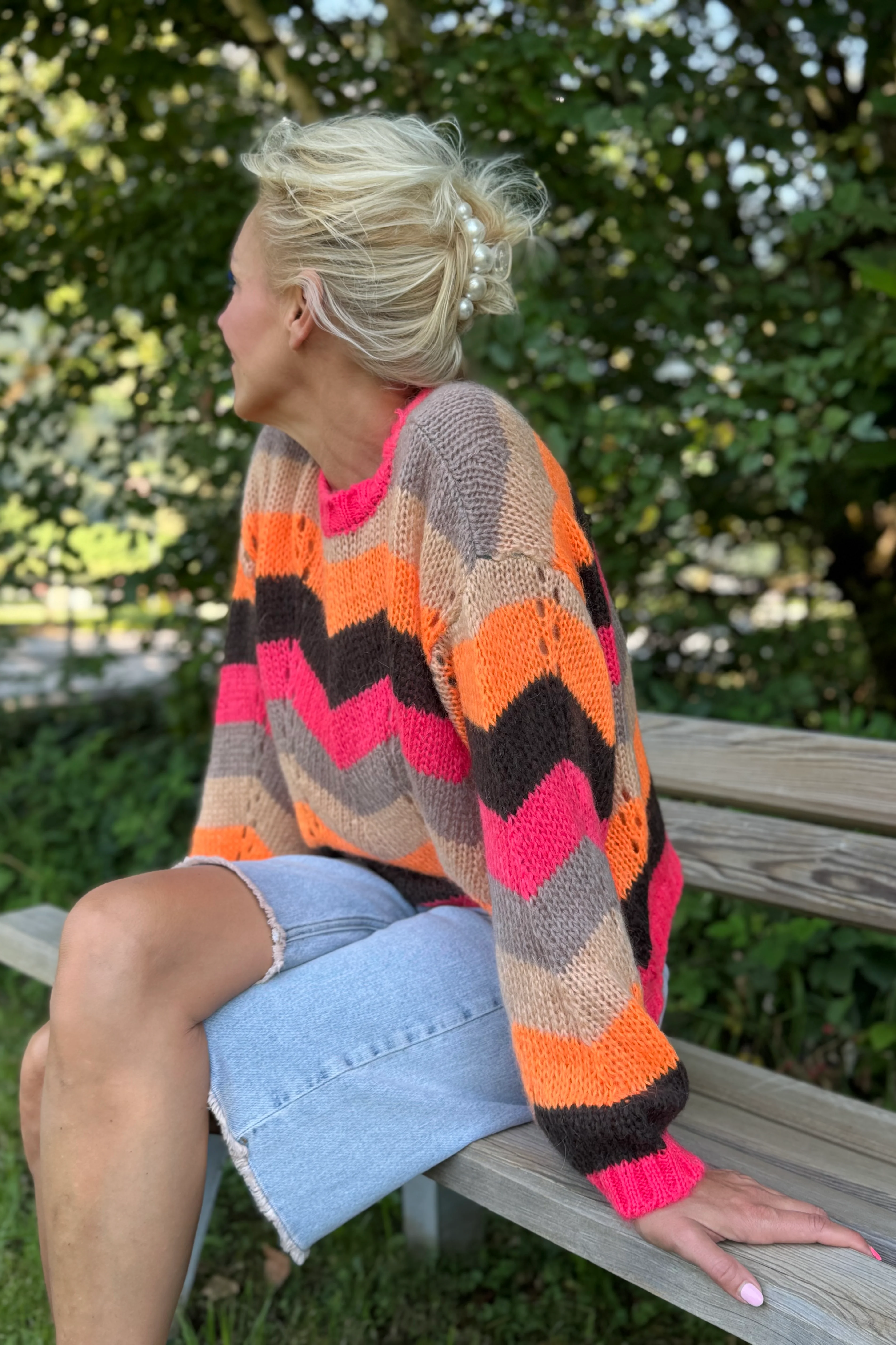 Vind i Håret | Orange | Bluse fra Lind - Image 7