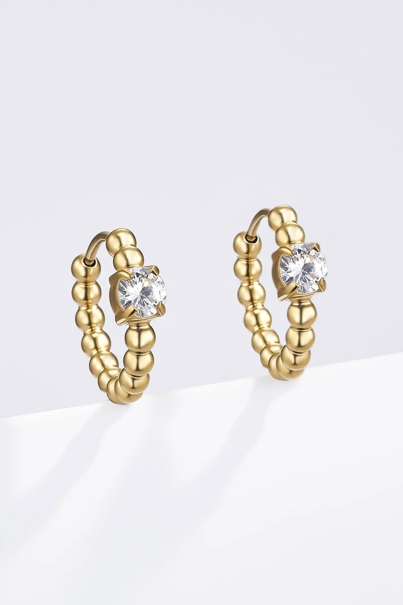 Violet Earrings | Gold | Øreringe fra Birdsong - Image 2