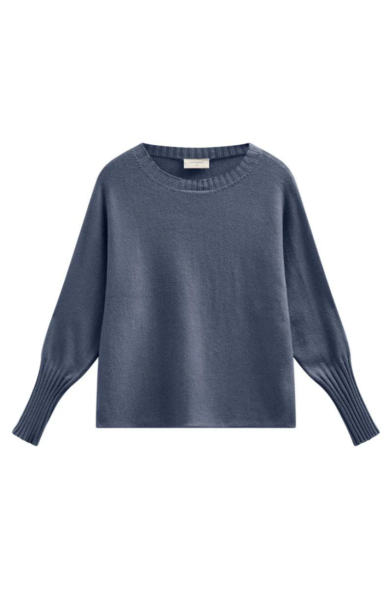 Visit Pullover 208101 | Vintage Indigo | Strik fra Freequent