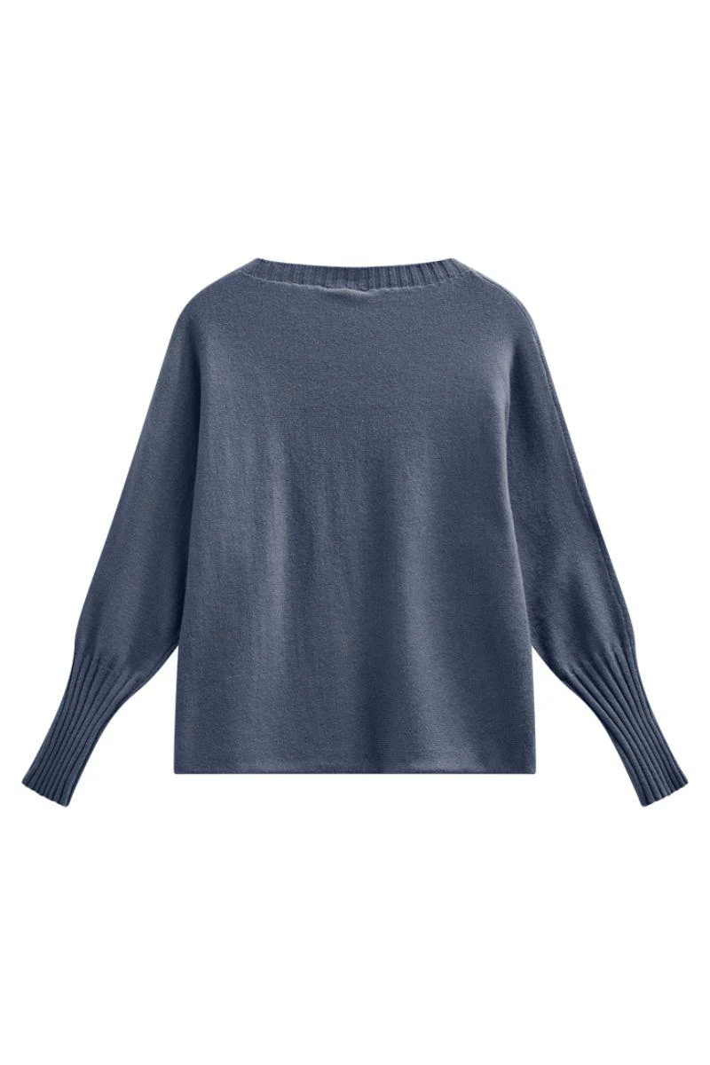 Visit Pullover 208101 | Vintage Indigo | Strik fra Freequent - Image 2