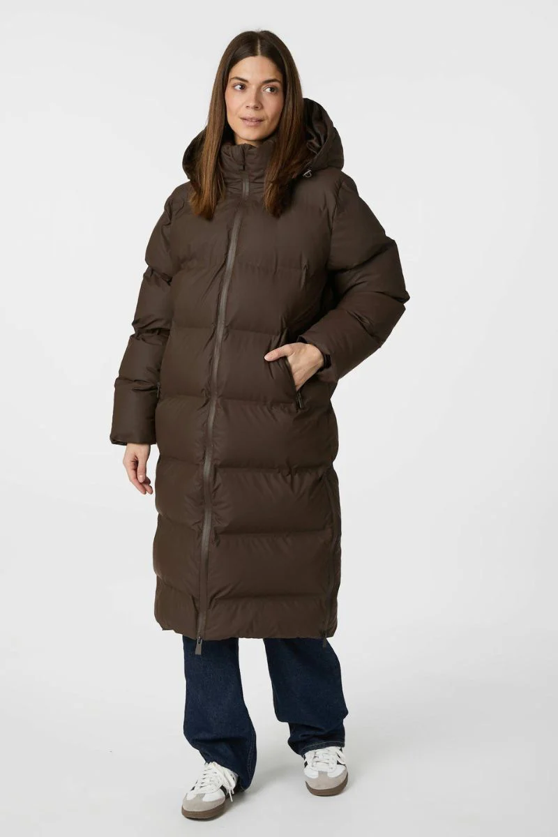 Viviana C Puffer Jacket | Dark Brown | Jakke fra Neo Noir - Image 4