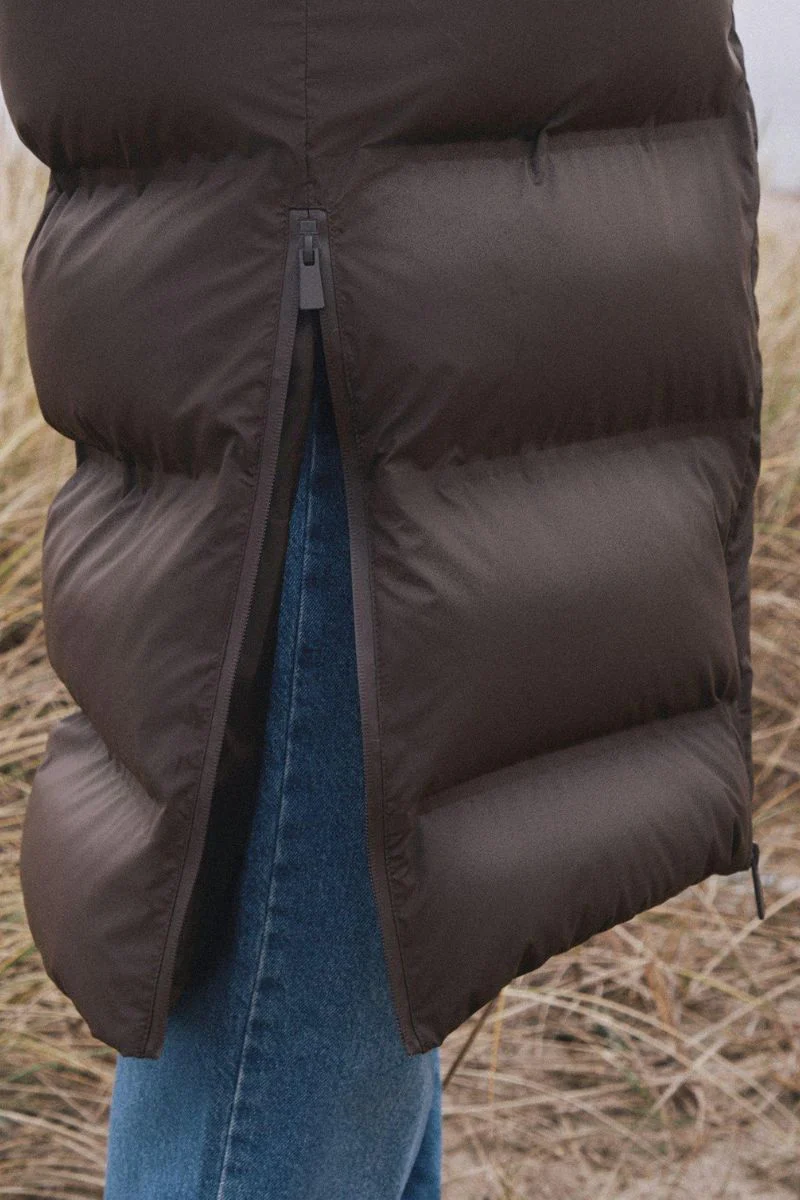 Viviana C Puffer Jacket | Dark Brown | Jakke fra Neo Noir - Image 7