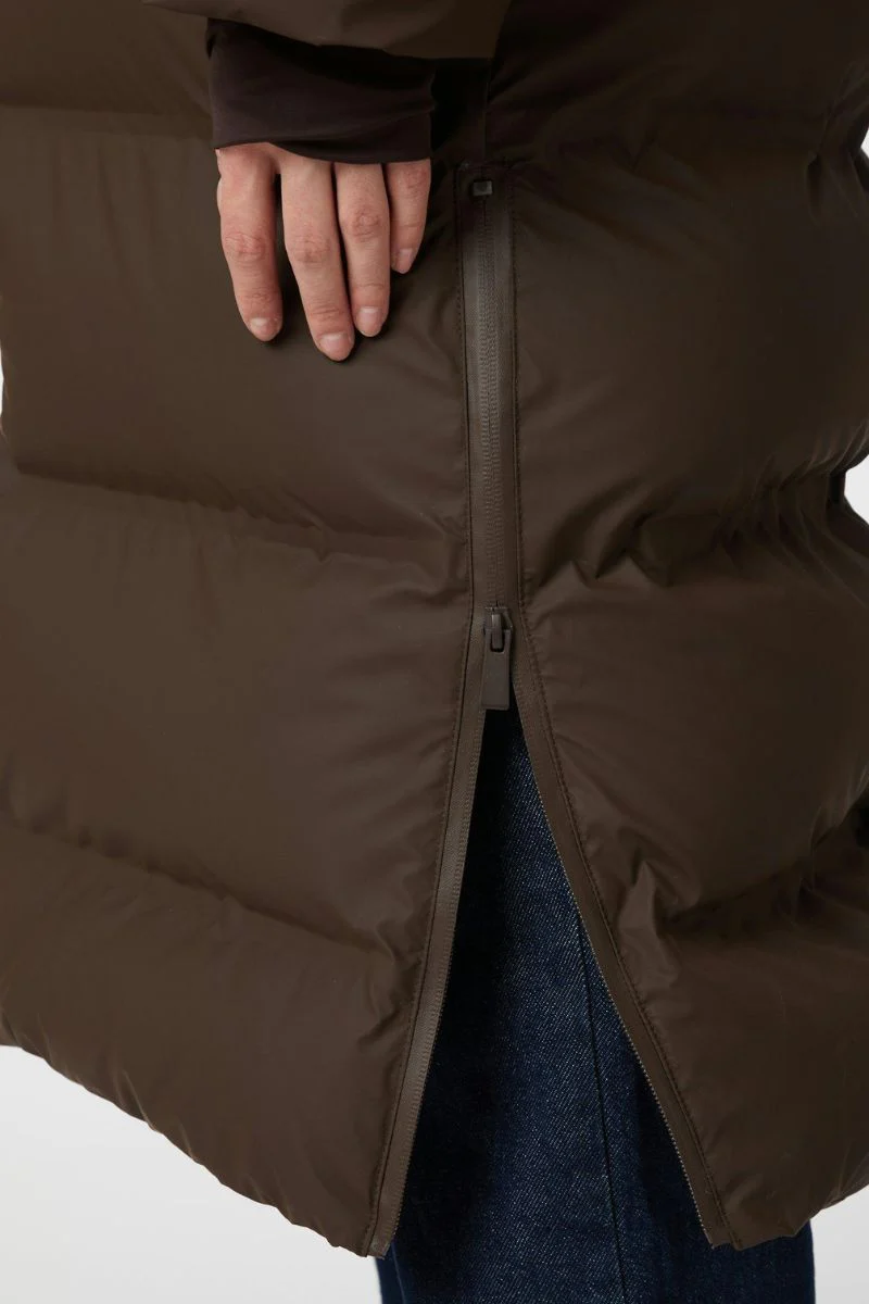 Viviana C Puffer Jacket | Dark Brown | Jakke fra Neo Noir - Image 8