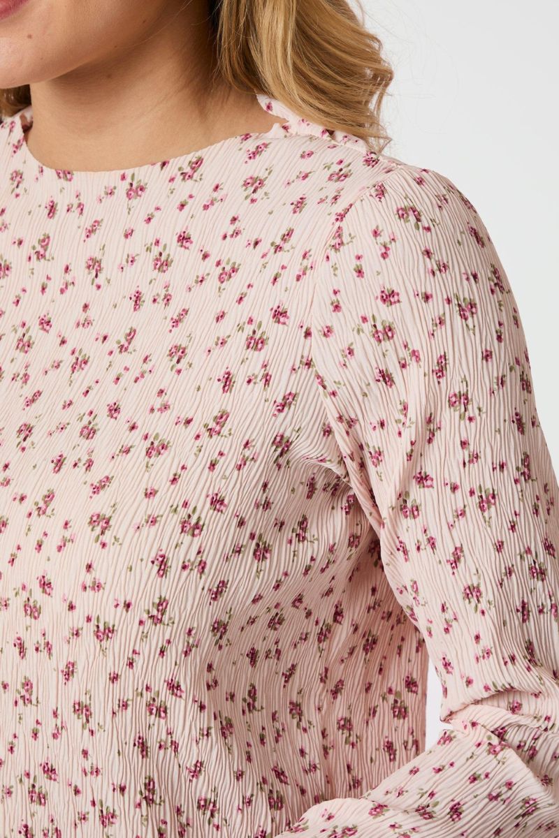 Vogue Flora Dress | Light Pink | Kjole fra Neo Noir - Image 3