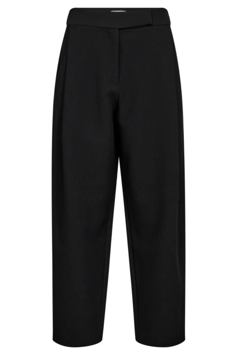 Vola Carrot Pleat Pant 31560 | Black | Bukser fra Co'couture - Image 2