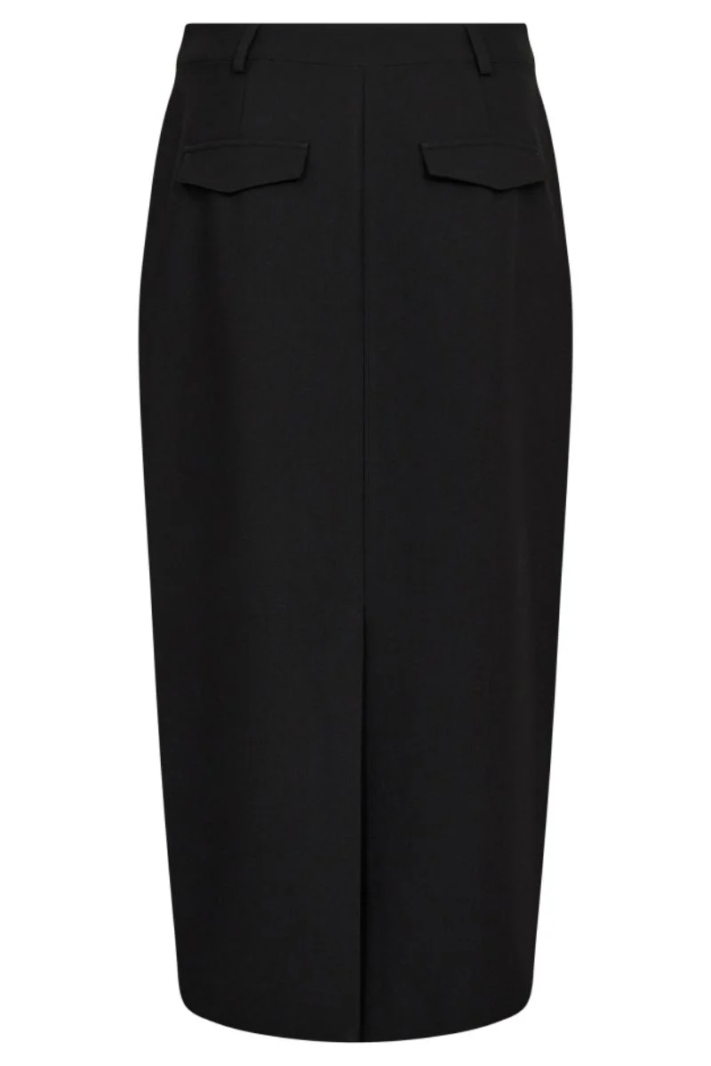 Vola Floor Pencil Skirt | Black | Nederdel fra Co'couture - Image 4