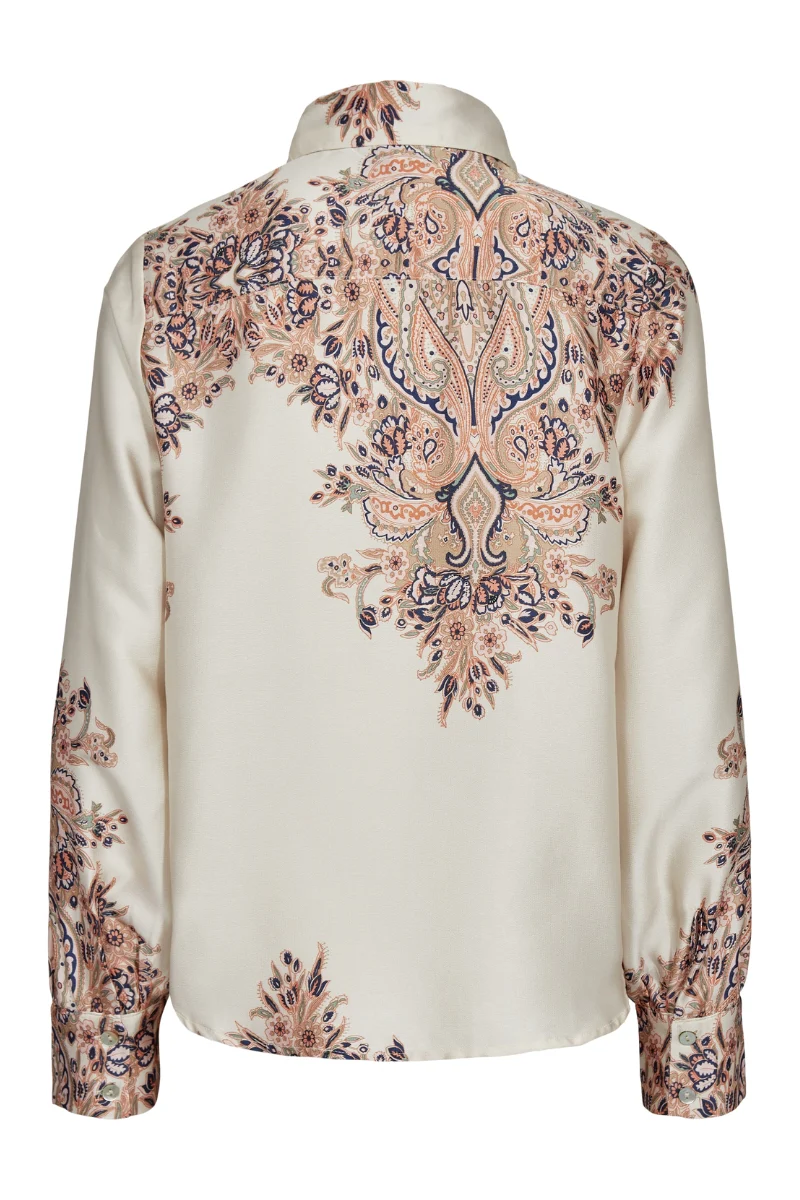 Wennise Ls Shirt | Creme Paisley | Bluse fra Liberté - Image 4