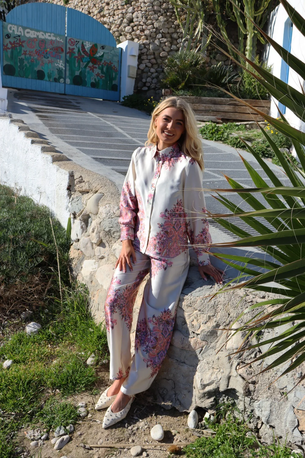 Wennise Ls Shirt | Pink Paisley | Bluse fra Liberté - Image 3