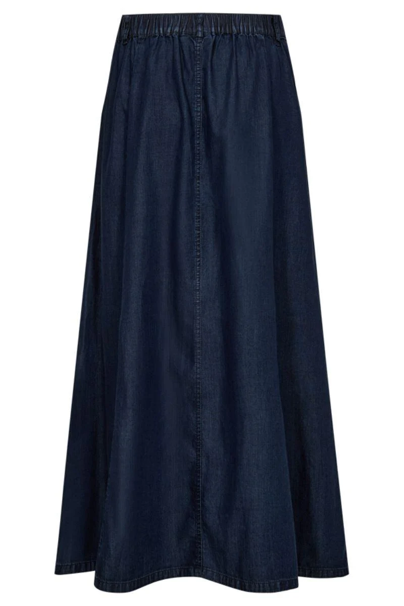 Wilke Skirt 205135 | Dark Blue Denim | Nederdel fra Freequent - Image 2