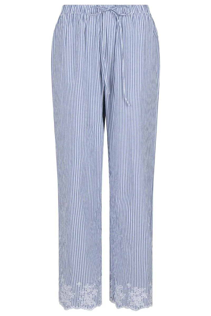 William Stripe Pants | Blue | Bukser fra Neo Noir