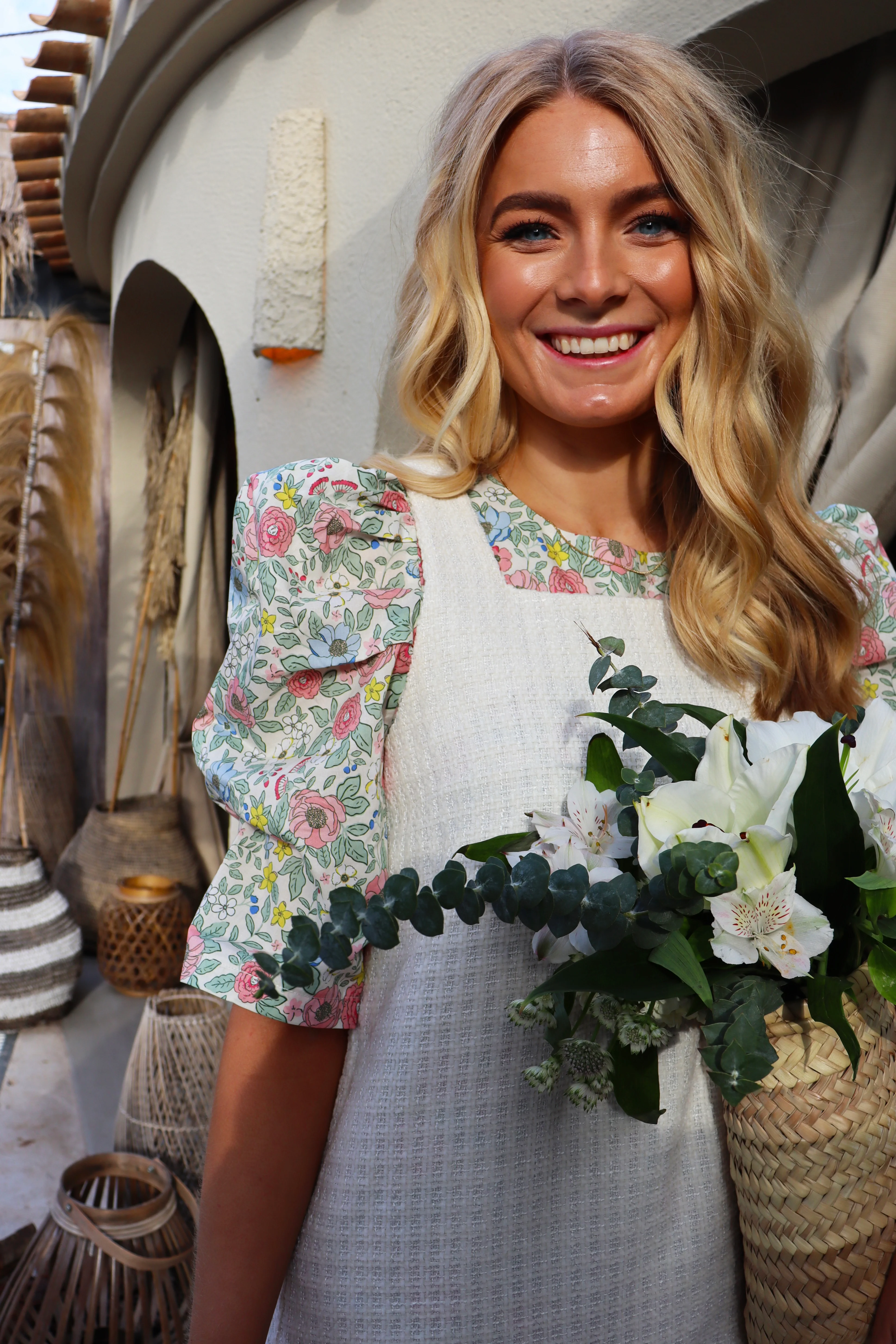 Winnie Blouse | Ivory Floral | Bluse fra Liberté - Image 5