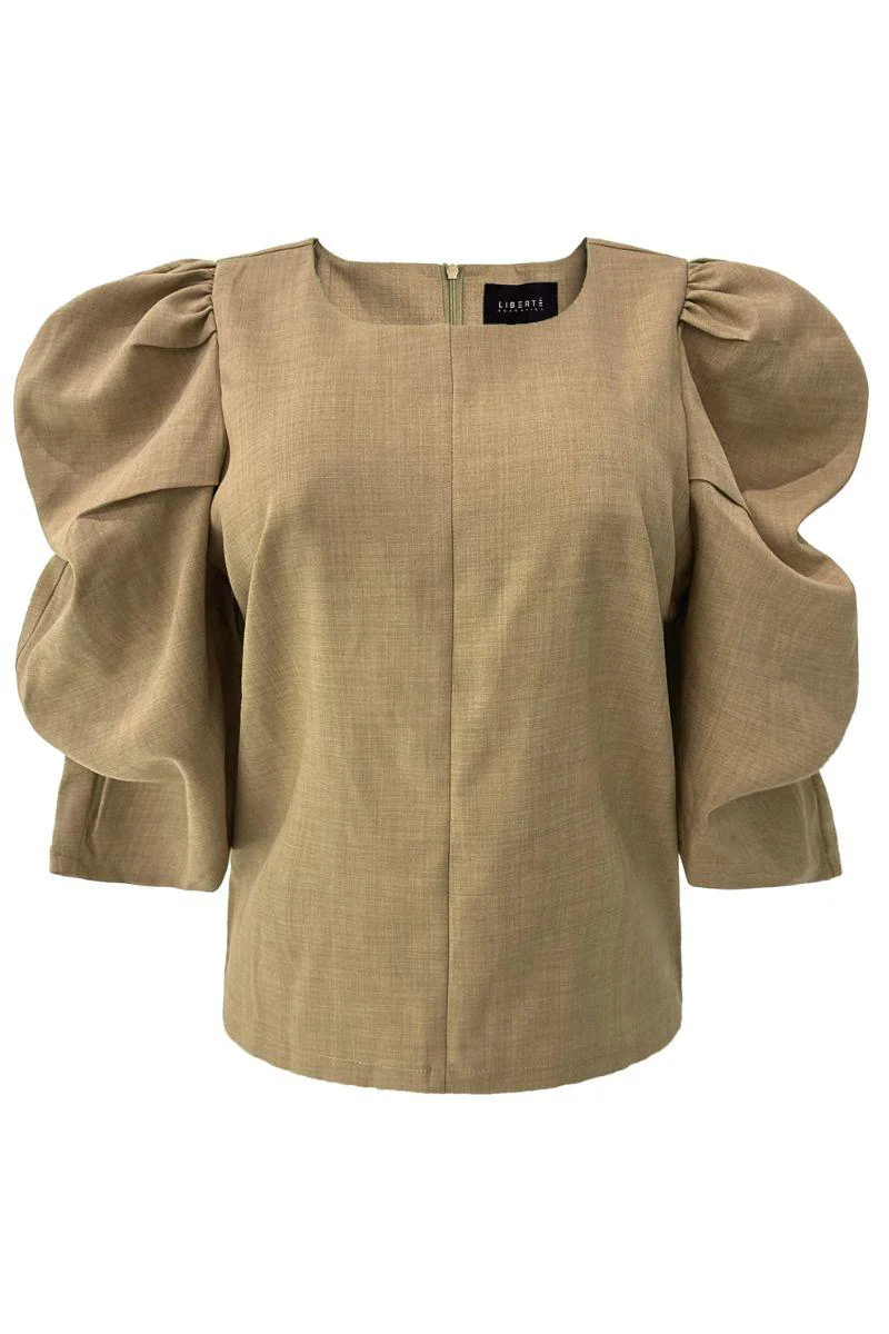 Winnie Blouse | Sand | Bluse fra Liberté - Image 2