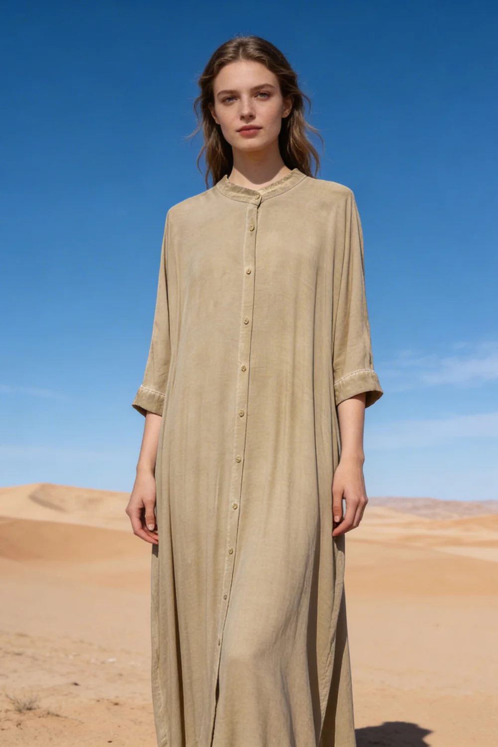 Winnie Dress | Beige - Image 3