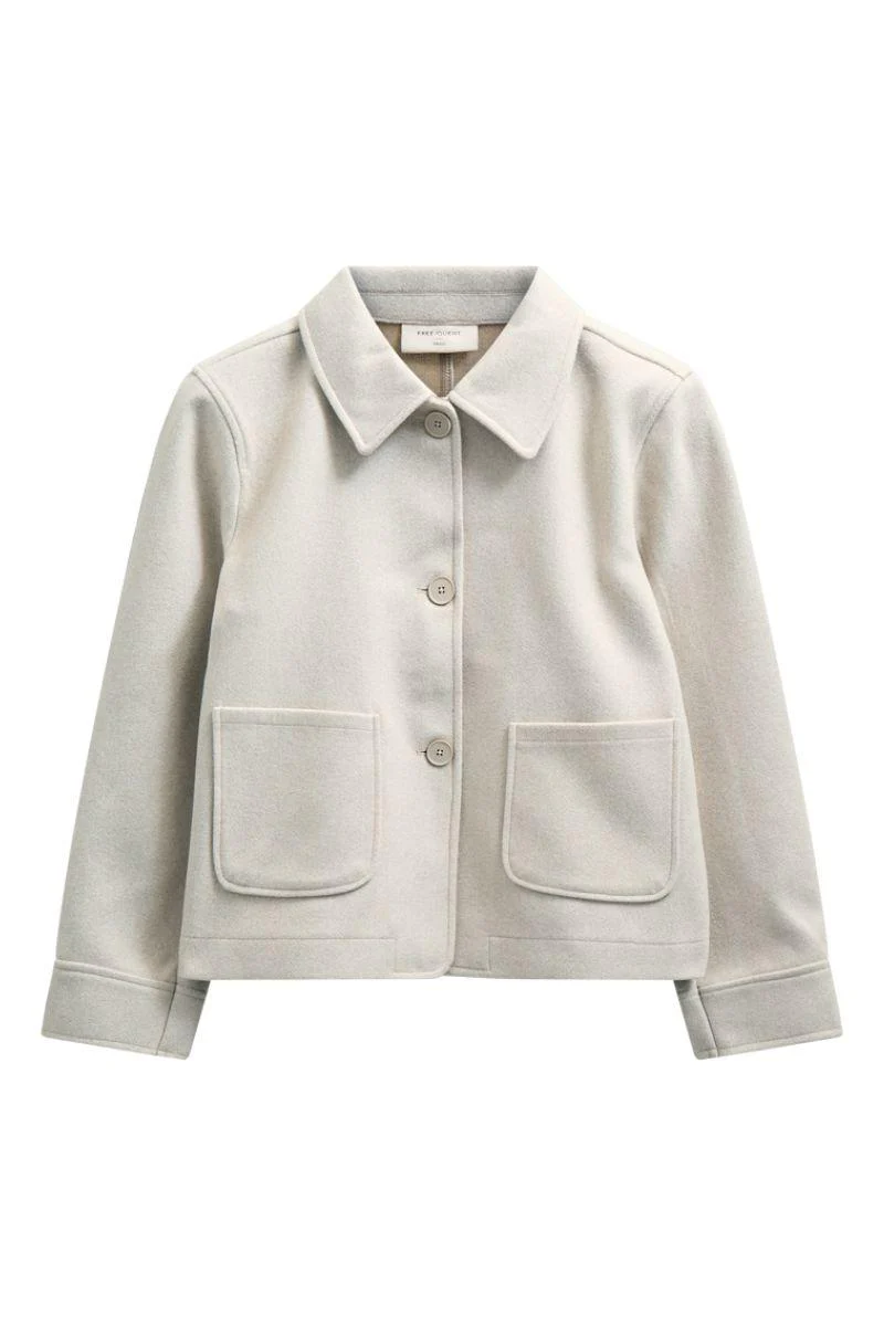 Yanna Jacket 207534 | Moonbeam Melange | Jakke fra Freequent - Image 2