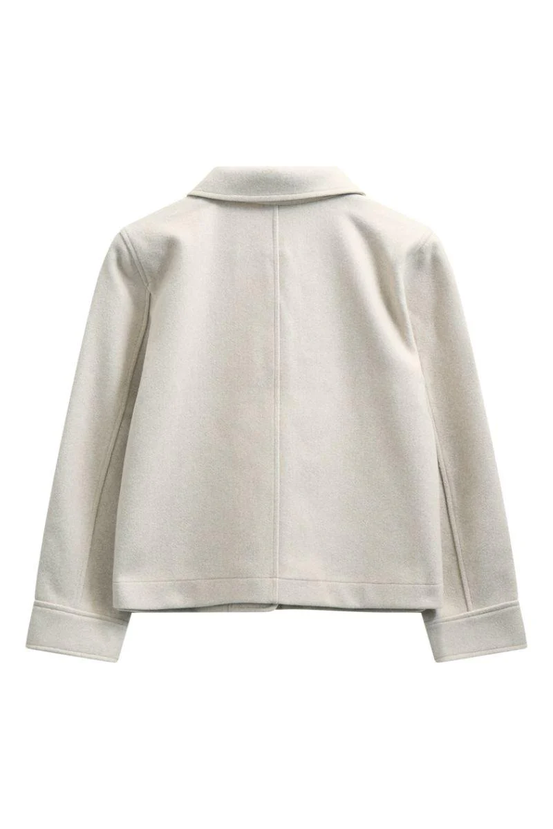 Yanna Jacket 207534 | Moonbeam Melange | Jakke fra Freequent - Image 3