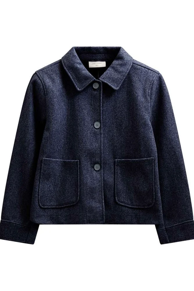 Yanna Jacket 207534 | Navy Blazer Melange | Jakke fra Freequent